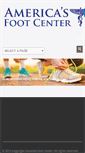 Mobile Screenshot of americasfootcenter.com